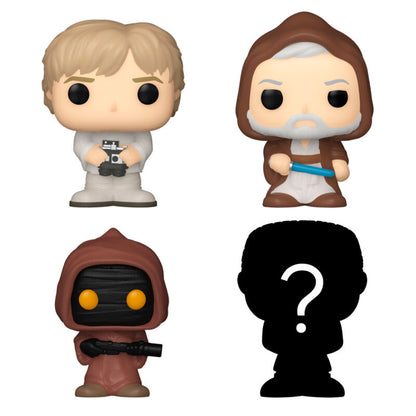 Figurine Funko POP! Blister 4 figuras Bitty POP Star Wars Luke, vue 2