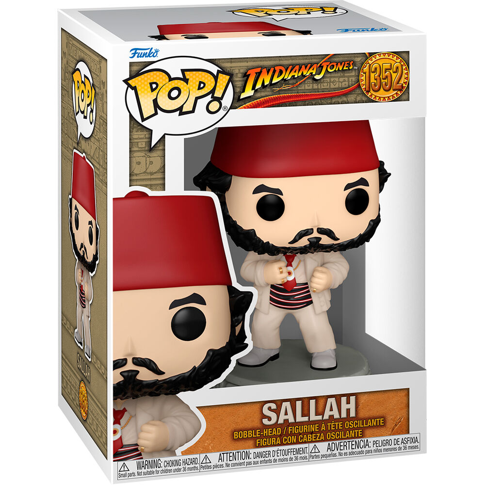 Figurine Funko POP! Indiana Jones Sallah, vue 2