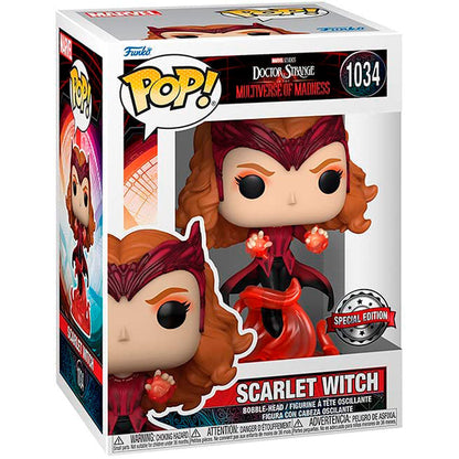 Figurine Funko POP! Marvel Doctor Strange Multiverse of Madness Scarlet Witch Exclusive, vue 2