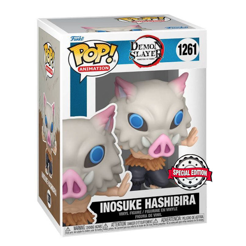 Figurine Funko POP! Demon Slayer Kimetsu no Yaiba Inosuke Hashibira Exclusive, vue 2