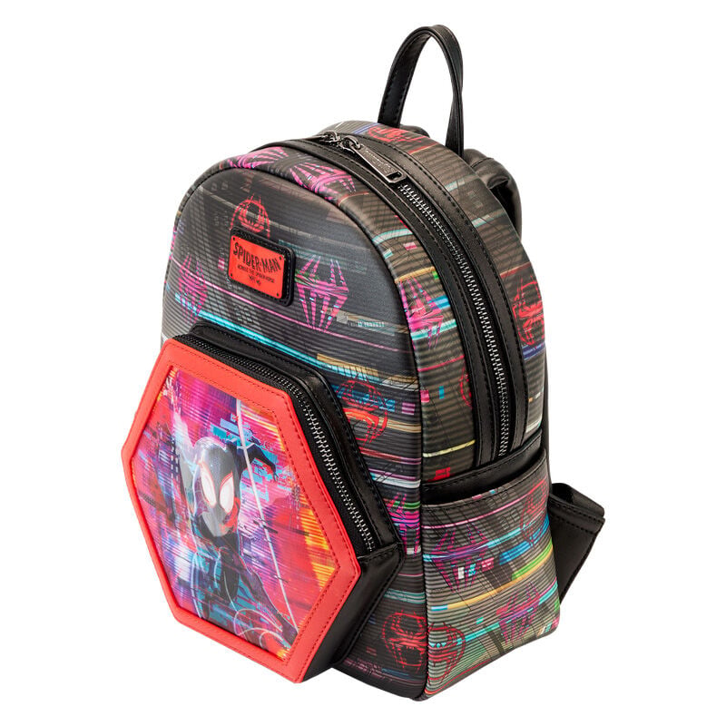 Sac à dos Loungefly Marvel Spiderman Across the Spider-Verse Lenticular 27 cm, vue 4