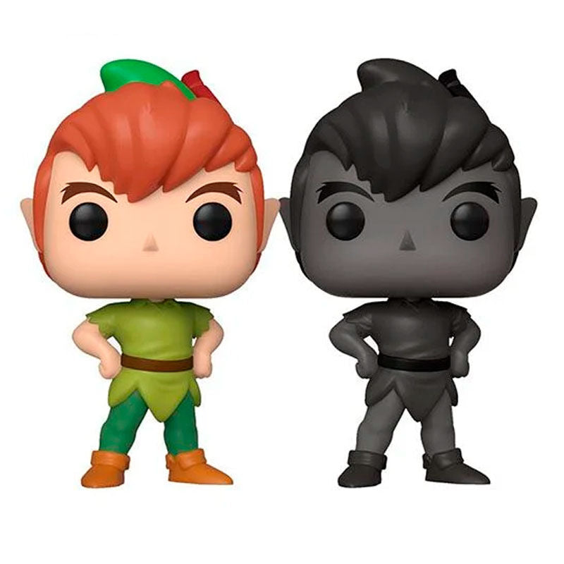 Figurine Funko POP! Blister 2 figuras POP Disney Peter Pan Peter Pan & Peter Pans Shadow Exclusive, vue 2