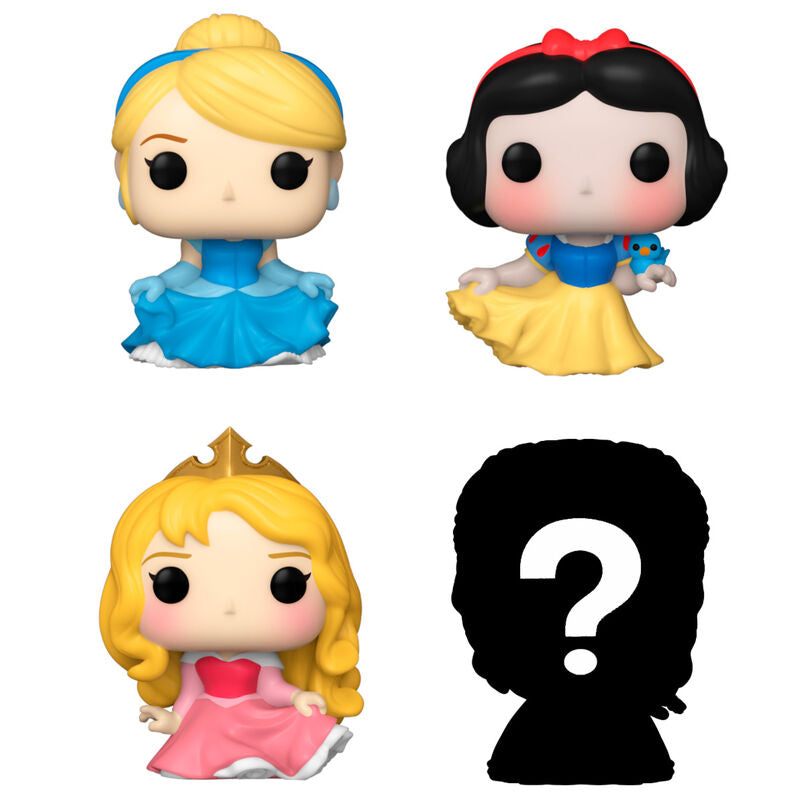 Figurine Funko POP! Blister 4 figuras Bitty POP Disney Princesas Cenicienta, vue 2