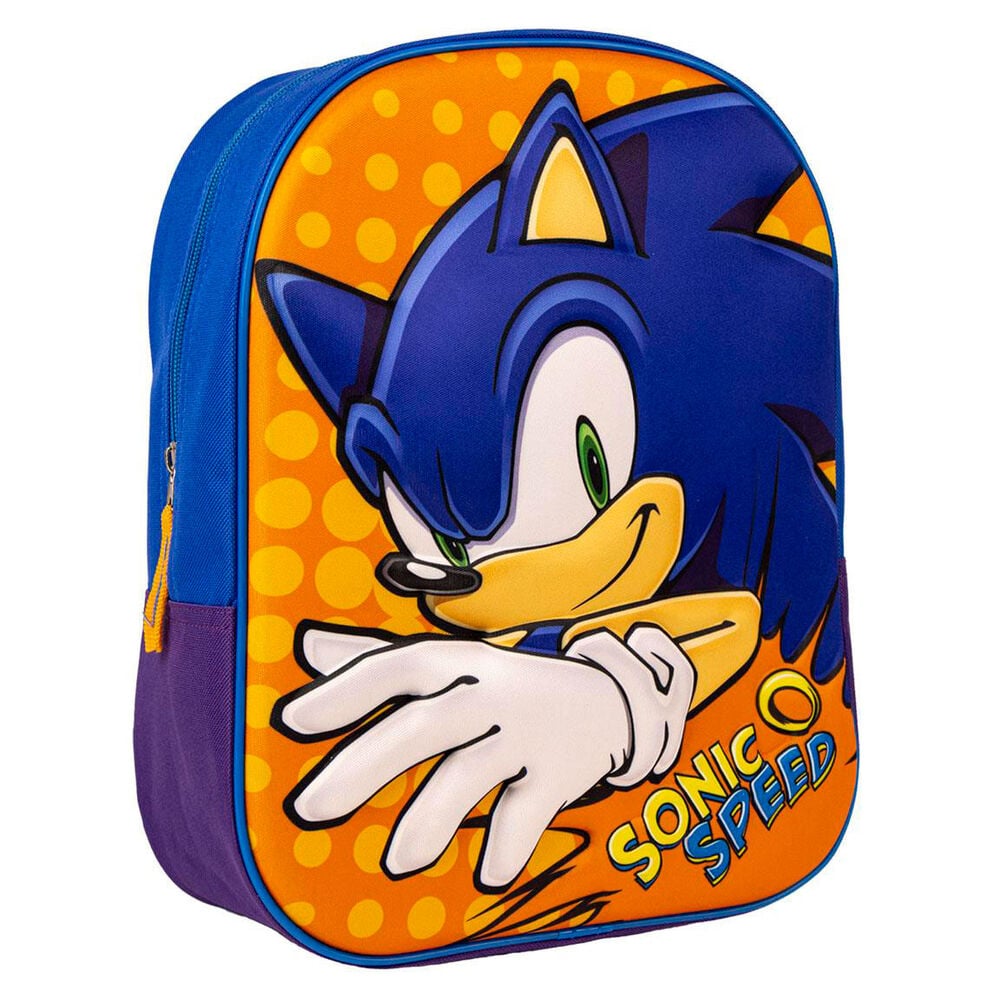 Sac à dos 3D Sonic The Hedgehog 31 cm, vue 2