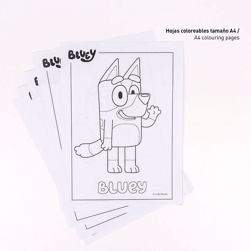 Set de papeterie Bluey Colouring, vue 3