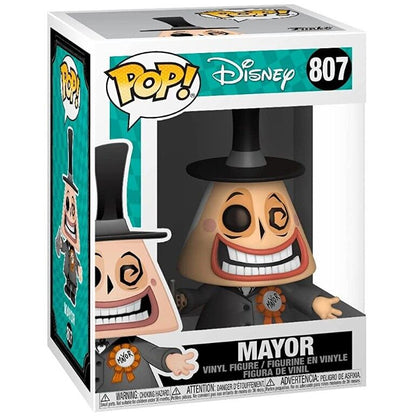 Figurine Funko POP! Disney Pesadilla Antes de Navidad Major Mayor with Megaphone, vue 2