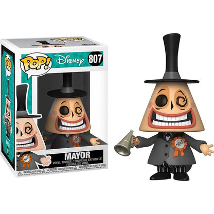 Figurine Funko POP! Disney Pesadilla Antes de Navidad Major Mayor with Megaphone, vue 3