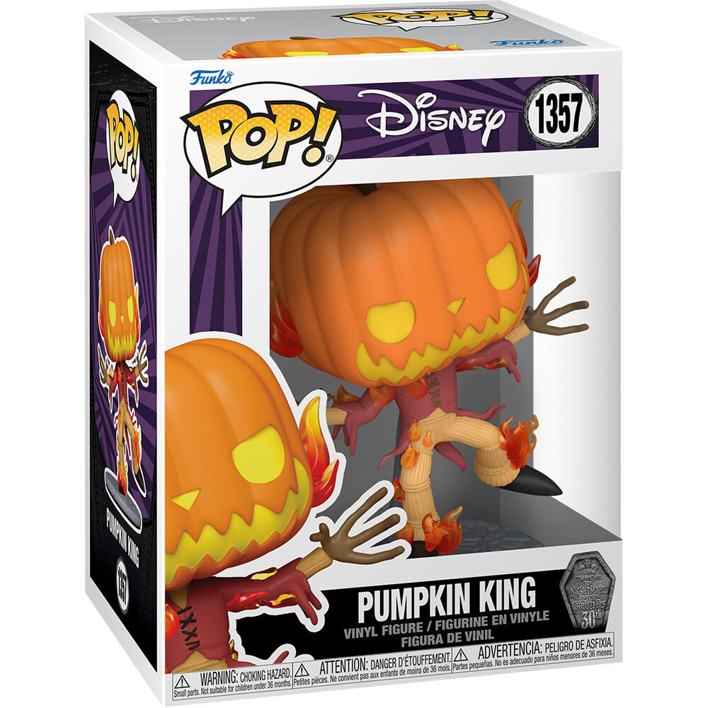 Figurine Funko POP! Disney Pesadilla Antes de Navidad 30th Anniversary Pumpkin King