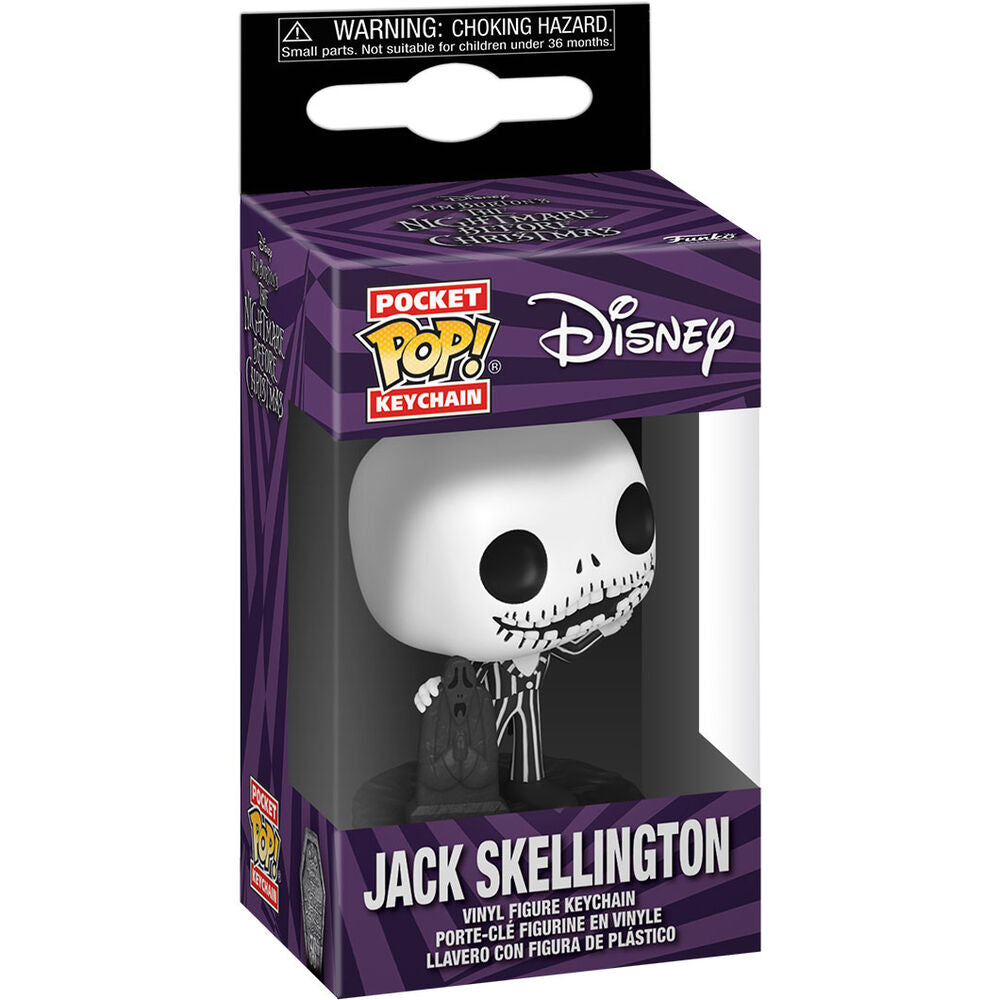 Porte-clés Funko Pocket POP! Disney Pesadilla Antes de Navidad 30th Anniversary Jack Skellington
