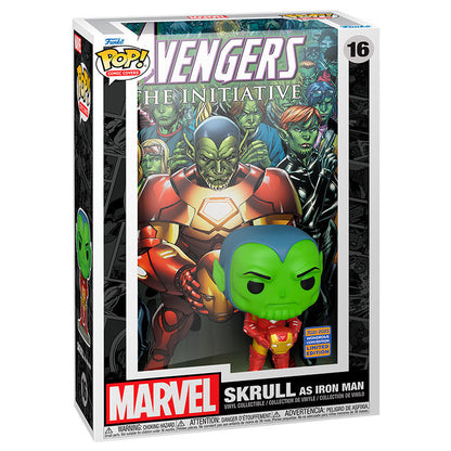 Figurine Funko POP! Album Marvel Los Vengadores Avengers Skrull as Iron Man Exclusive