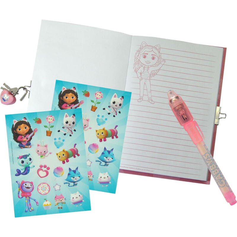 Agenda Gabbys Dollhouse secret + magic pen, vue 2