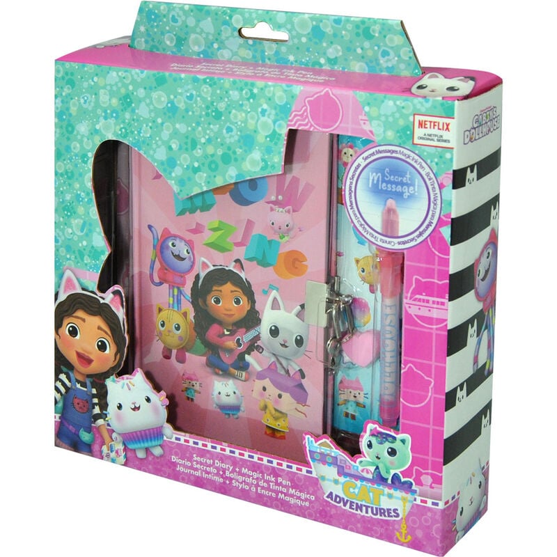 Agenda Gabbys Dollhouse secret + magic pen, vue 3