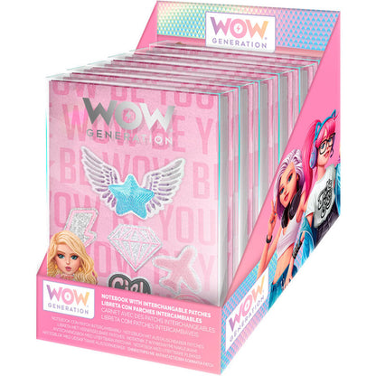 Cahier Wow Generation avec interchangeable patches