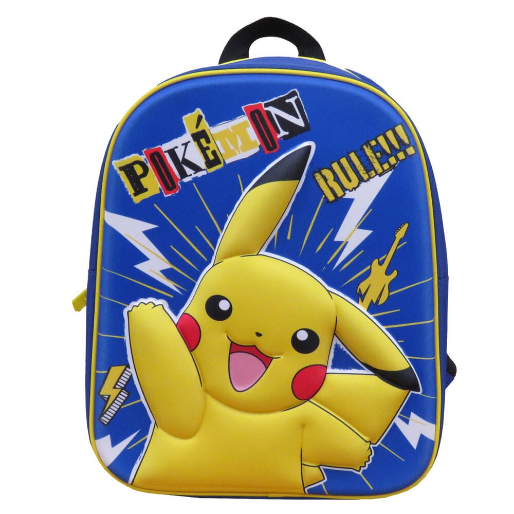 Sac à dos 3D Pokemon Pikachu 30 cm, vue 3