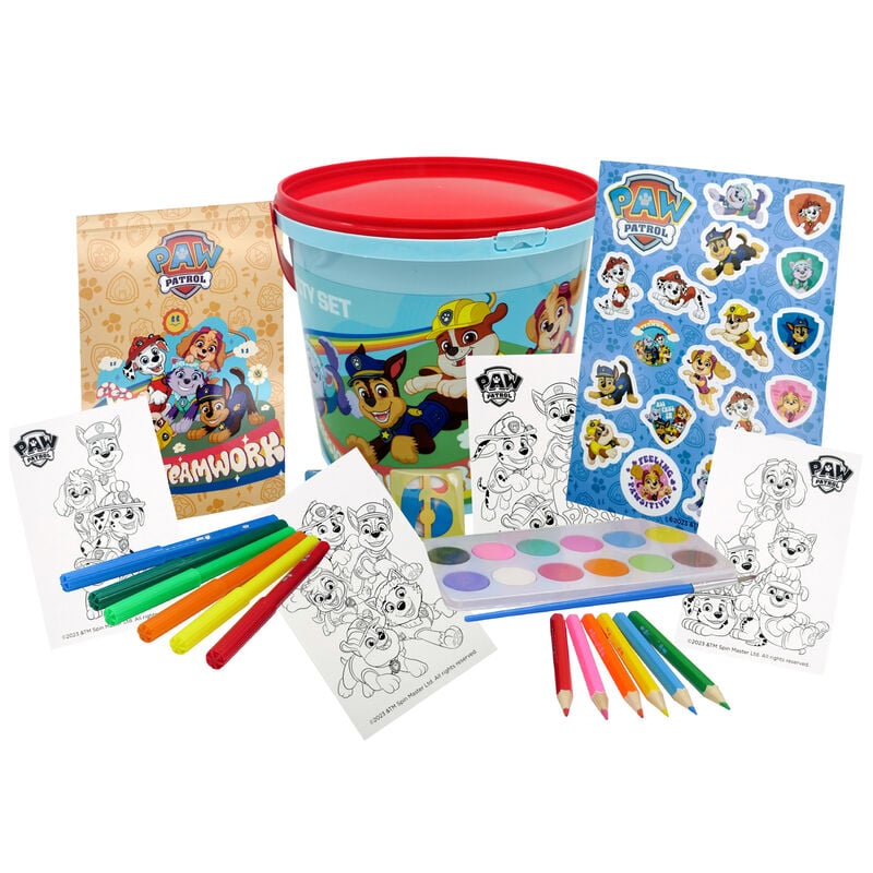 Set de papeterie Paw Patrol activity bucket