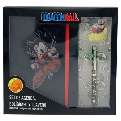 Agenda Dragon Ball set + pen + keychain