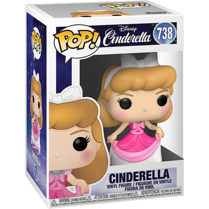 Figurine Funko POP! Disney Cenicienta in Pink Dress, vue 2