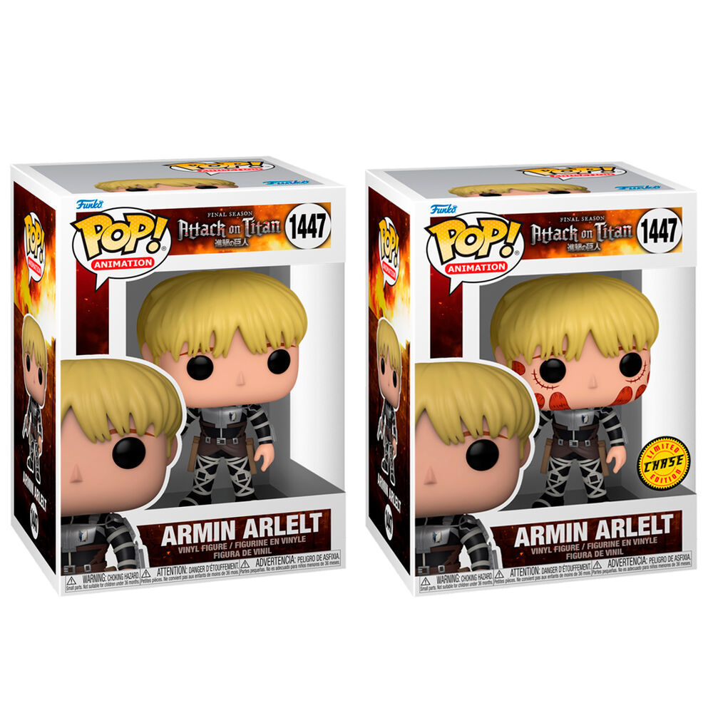 Figurine Funko POP! Attack on Titan Armin Arlelt 5 + 1 Chase
