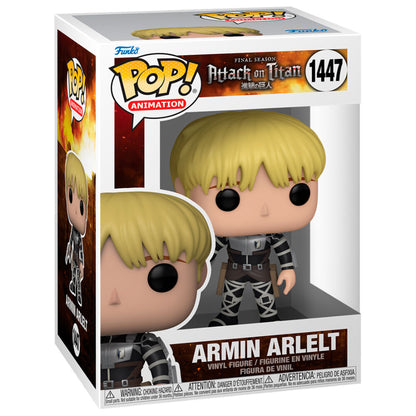 Figurine Funko POP! Attack on Titan Armin Arlelt 5 + 1 Chase, vue 2