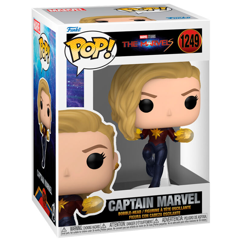 Figurine Funko POP! Marvel The MarvelS Captain Marvel, vue 2
