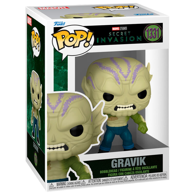 Figurine Funko POP! Marvel Secret Invasion Gravik, vue 2