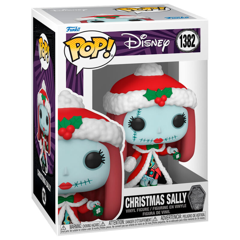 Figurine Funko POP! Disney Pesadilla Antes de Navidad 30th Anniversary Christmas Sally, vue 2