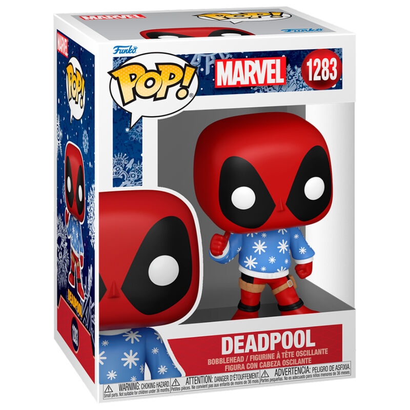 Figurine Funko POP! Marvel Holiday Deadpool, vue 2