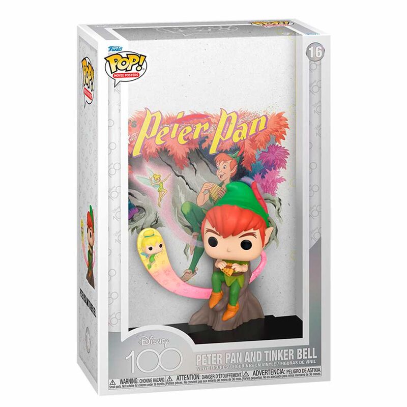Figurine Funko POP! Poster Disney Peter Pan Peter Pan and Tinker Bell, vue 2