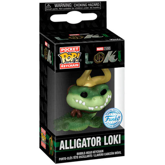 Porte-clés Funko Pocket POP! Marvel Loki Alligator Loki