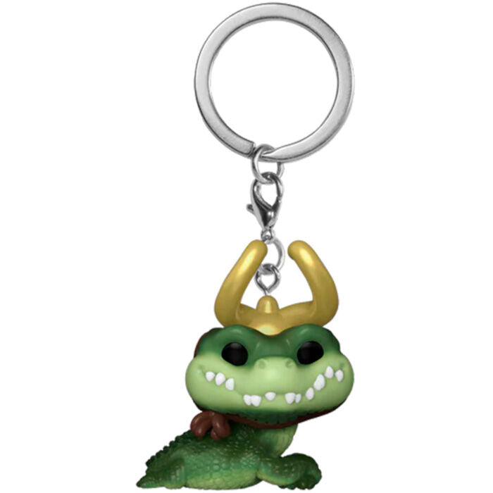 Porte-clés Funko Pocket POP! Marvel Loki Alligator Loki, vue 2