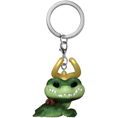 Porte-clés Funko Pocket POP! Marvel Loki Alligator Loki, vue 2