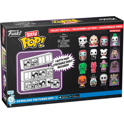 Figurine Funko POP! Blister 4 figuras Bitty POP Disney Pesadilla Antes de Navidad Santa Jack, vue 2