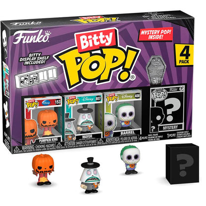 Figurine Funko POP! Blister 4 figuras Bitty POP Disney Pesadilla Antes de Navidad Pumpkin King, vue 3