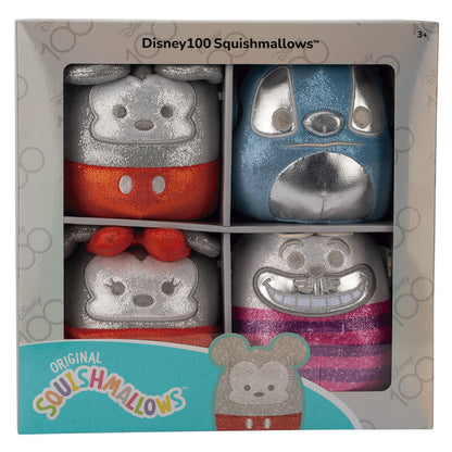 Peluche Pack 4 Squishmallows Disney Alice au Pays des Merveilles 12 cm, vue 2