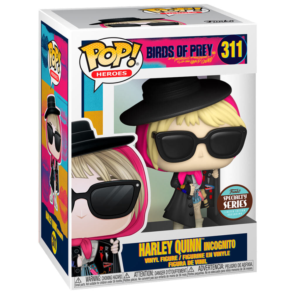 Figurine Funko POP! Birds of Prey Harley Quinn Incognito Exclusive, vue 2