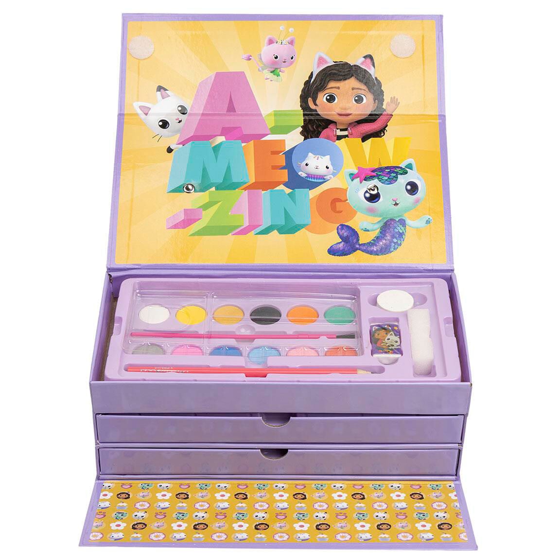 Set de papeterie Gabbys Dolls House Colouring case, vue 2