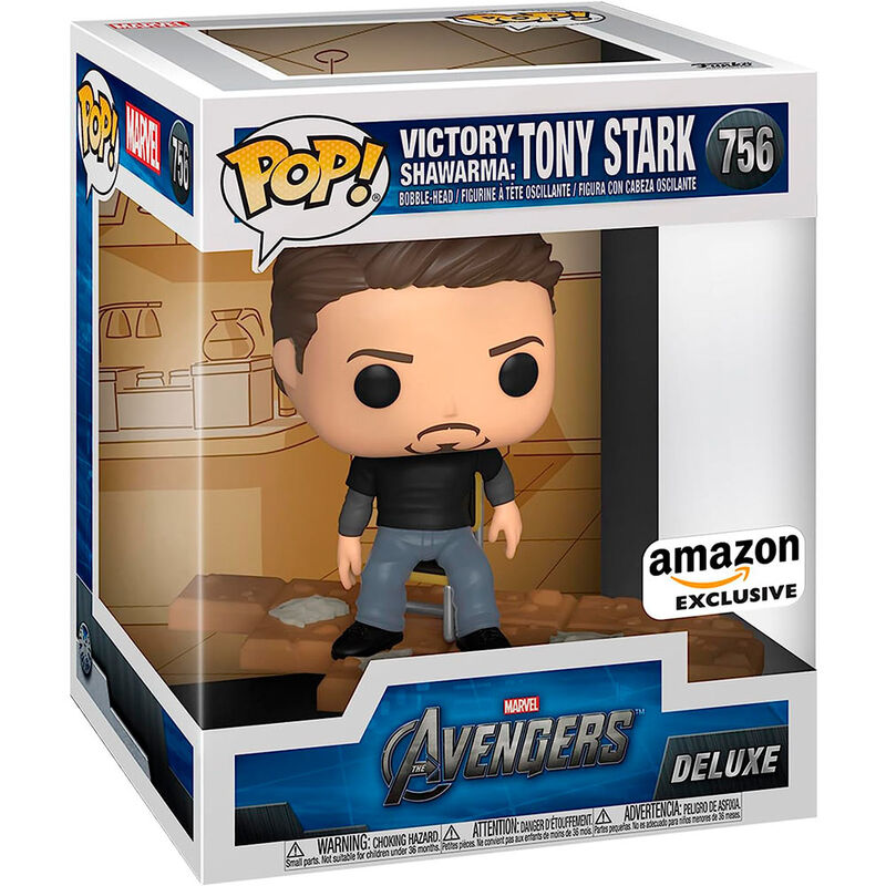 Figurine Funko POP! Deluxe Marvel Los Vengadores Avengers Tony Stark Exclusive