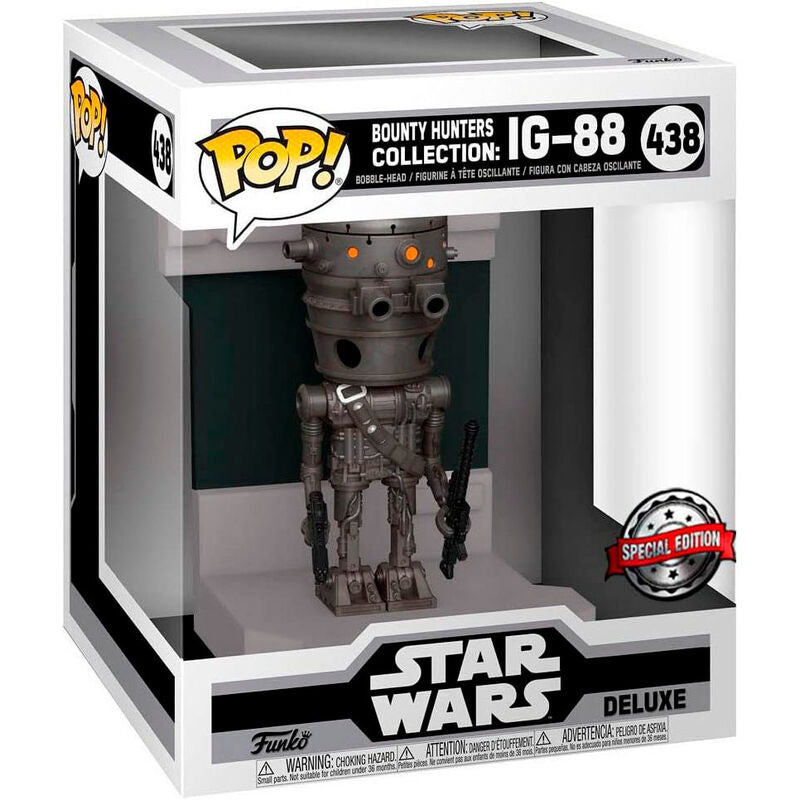 Figurine Funko POP! Deluxe Star Wars Bounty Hunters IG 88 Exclusive