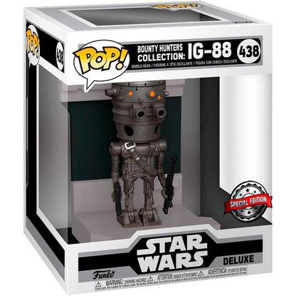Figurine Funko POP! Deluxe Star Wars Bounty Hunters IG 88 Exclusive