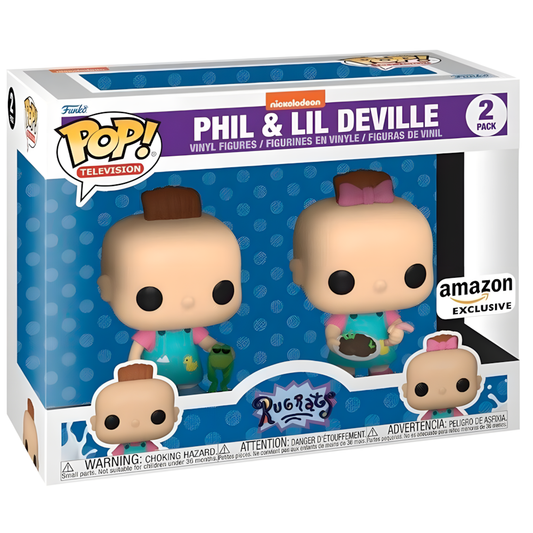 Figurine Funko POP! Blister 2 figuras POP Rugrats Phil & Lil Exclusive