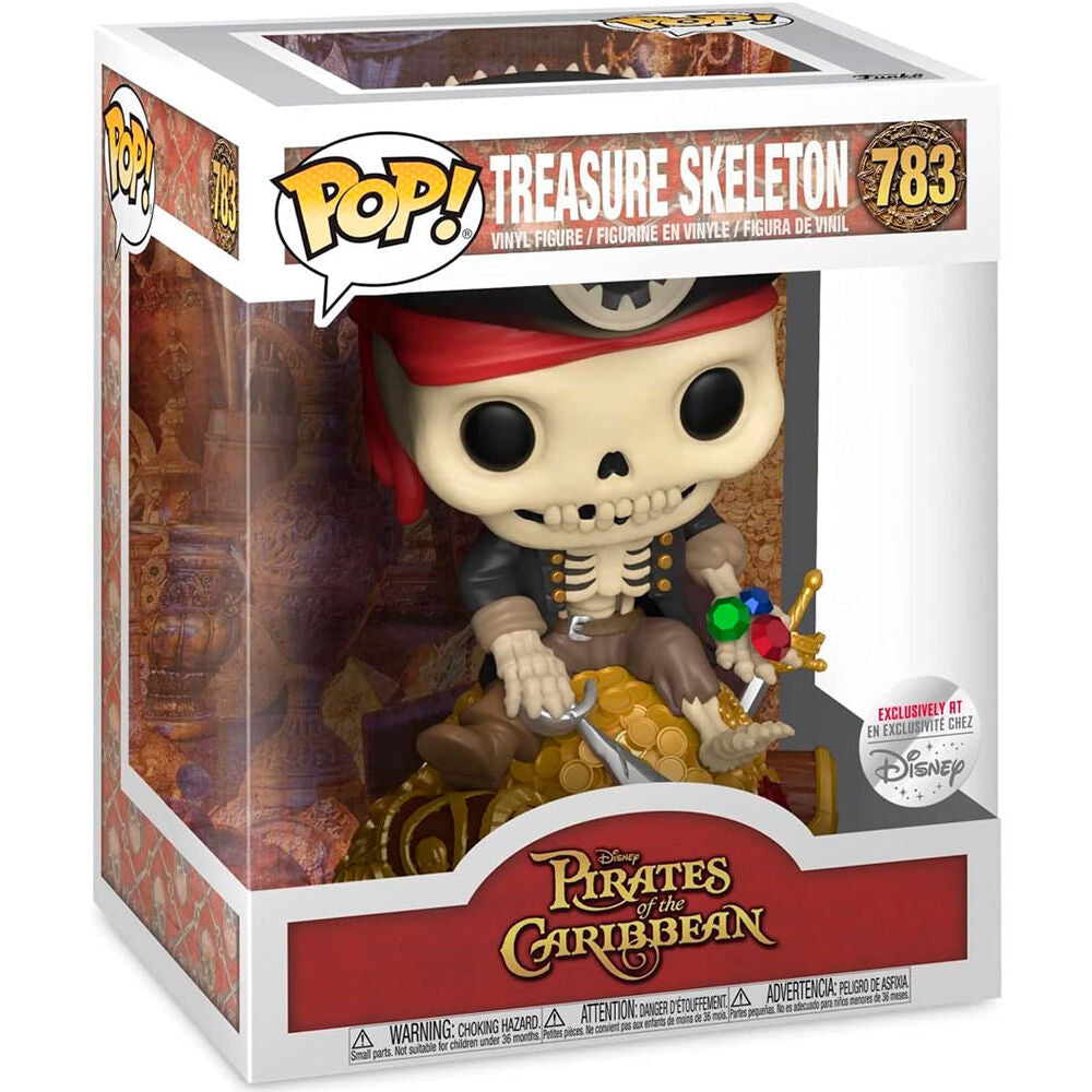 Figurine Funko POP! Deluxe Piratas del Caribe Treasure Skeleton Exclusive, vue 2
