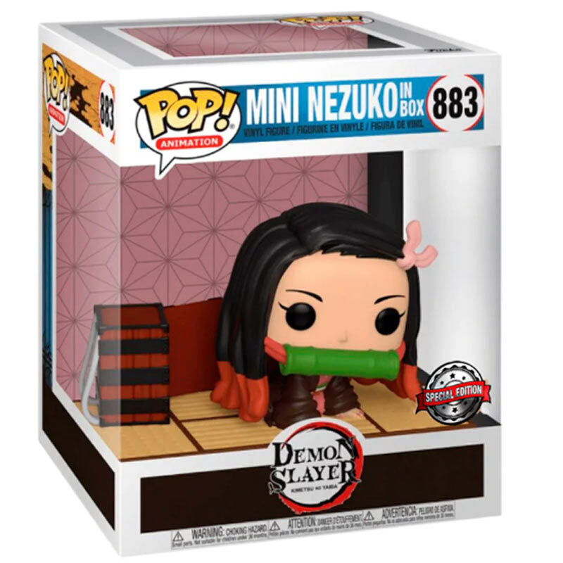 Figurine Funko POP! Deluxe Demon Slayer Kimetsu no Yaiba Mini Nezuko Exclusive, vue 2