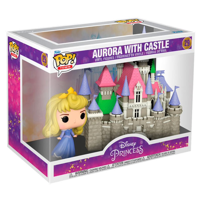 Figurine Funko POP! Town Disney Princesas Aurora with Castle