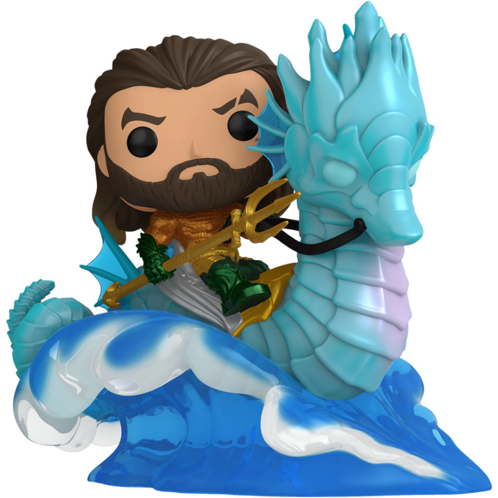 Figurine Funko POP! Rides Deluxe DC Comics Aquaman y el Reino Perdido Aquaman on Storm, vue 2