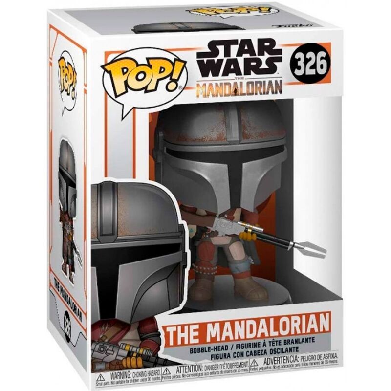 Figurine Funko POP! Star Wars Mandalorian The Mandalorian, vue 2