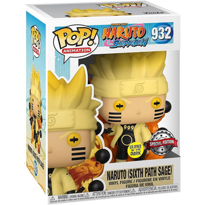 Figurine Funko POP! Naruto Uzumaki Naruto Six Path Sage Glow, vue 3