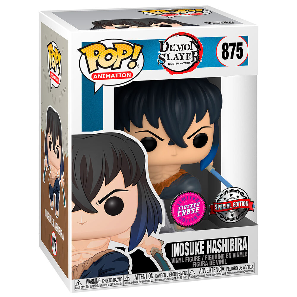 Figurine Funko POP! Demon Slayer Kimetsu no Yaiba Inosuke Hashibira Exclusive Chase