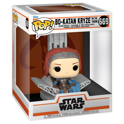 Figurine Funko POP! Deluxe Star Wars Mandalorian 9 Bo Katan Kryze, vue 2