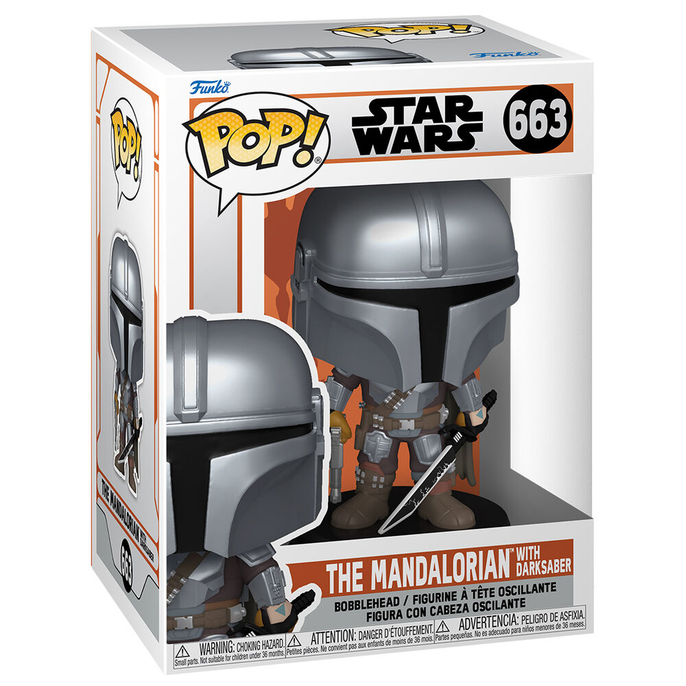 Figurine Funko POP! Star Wars Mandalorian 9 The Mandalorian, vue 2