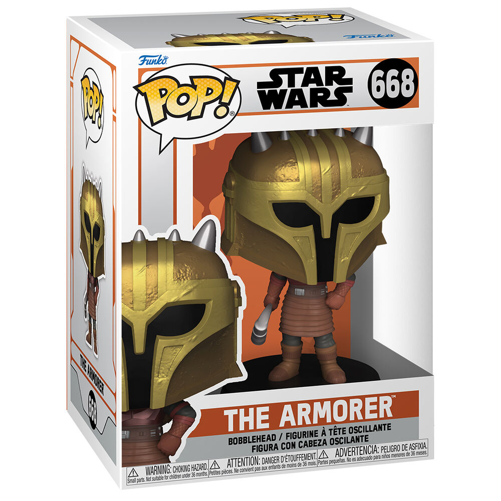 Figurine Funko POP! Star Wars Mandalorian 9 The Armorer, vue 2